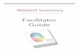 Facilitator Guide - INSIGHT Inventory Personality Assessment