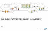 SAP CLOUD PLATFORM DOCUMENT MANAGEMENT