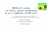 HERA-B results on heavy quark production in p-A collisions ...