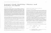 Lateral Track Stability: Theory and Practice in Japan