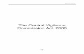 The Central Vigilance Commission Act, 2003