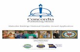 2011 Concordia Award Application Summary - NIST