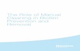 The Role of Manual Cleaning in Biofilm Prevention and Removal