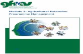 Module 3: Agricultural Extension Programme Management