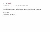 R-17-11 Procurement Management Internal Audit Internal version