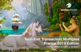 Tech Exit Transaction Multiples - France 2019 Edition