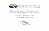 2019-20 Annual Report DRAFT - fldoe.org