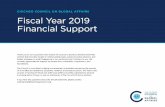 CHICAGO COUNCIL ON GLOBAL AFFAIRS Fiscal Year 2019 ...