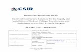 Request for Proposals (RFP): Electrical ... - CSIR