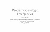 Paediatric Oncologic Emergencies