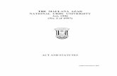THE MAULANA AZAD NATIONAL URDU UNIVERSITY Act, 1996 …