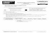PRODUCT NEWS Product Discontinuation Notices March ... - OMRON