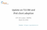 Update on TLS SNI and IPv6 client adoption