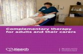 Complementary therapy for adults and their carers