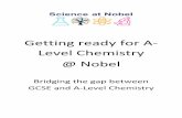 Getting ready for A- Level Chemistry @ Nobel
