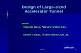 Design of Large-sized Accelerator Tunnel