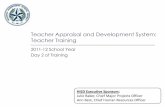 Teacher Appraisal and Development System: Teacher Training