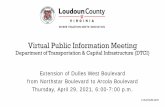 Virtual Public Information Meeting