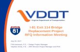 I-81 Exit 114 Bridge Replacement Project RFQ Information ...