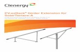 PV-ezRack Girder Extension for SolarTerrace-A