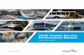 2020 Transit Service Performance Review