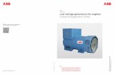 CATALOG Low voltage generators for engines Industrial ...