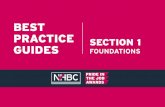 BEST PRACTICE SECTION 1 GUIDES FOUNDATIONS