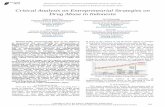 Critical Analysis on Entrepreneurial Strategies on Drug ...