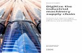 Digitize the industrial machinery supply chain