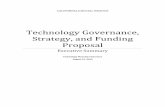 Technology Governance, Strategy, and Funding Proposal