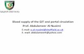 Blood supply of the GIT and portal circulation Prof ...
