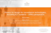 Privacy by design for surveillance technologies, including ...
