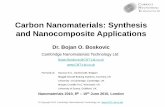 Carbon Nanomaterials: Synthesis and Nanocomposite Applications