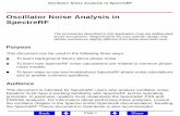 Oscillator noise analysis in SpectreÂ® RF