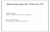 Management Thesis II