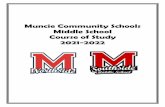 Muncie Community Schools Middle School Course of Study ...