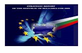 STRATEGIC REPORT OF THE REPUBLIC OF BULGARIA FOR 2009