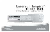 1HDEZ 1521 Emerson Inspire Install 37-7343B
