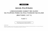 LINGGUHANG GABAY NG GURO SA FILIPINO PARA SA …