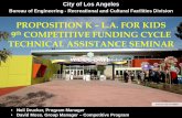 PROPOSITION K – L.A. FOR KIDS 9th COMPETITIVE FUNDING …