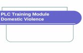 PLC Training Module Domestic Violence