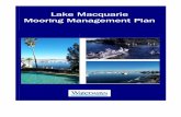 Lake Macquarie mooring management plan - Transport for NSW