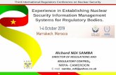 Experience in Establishing Nuclear Security Information ...