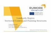 Lombardy Region Territorial Context and Planning Structures