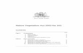 Native Vegetation Act 2003 No 103 - Home - NSW legislation