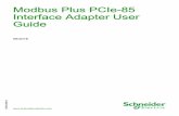 Modbus Plus PCIe-85 Interface Adapter User Guide - 08/2016