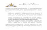 City of Hollister Hotel Incentive Program