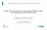 Draft Tube calculations using OpenFOAM-1.5dev and ...