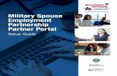 Military Spouse Employment Partnership Partner Portal