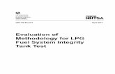 Evaluation of Methodology for LPG Fuel System Integrity ...